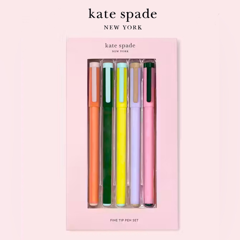 Kate Spade Colorblock Fine Tip Pen Set